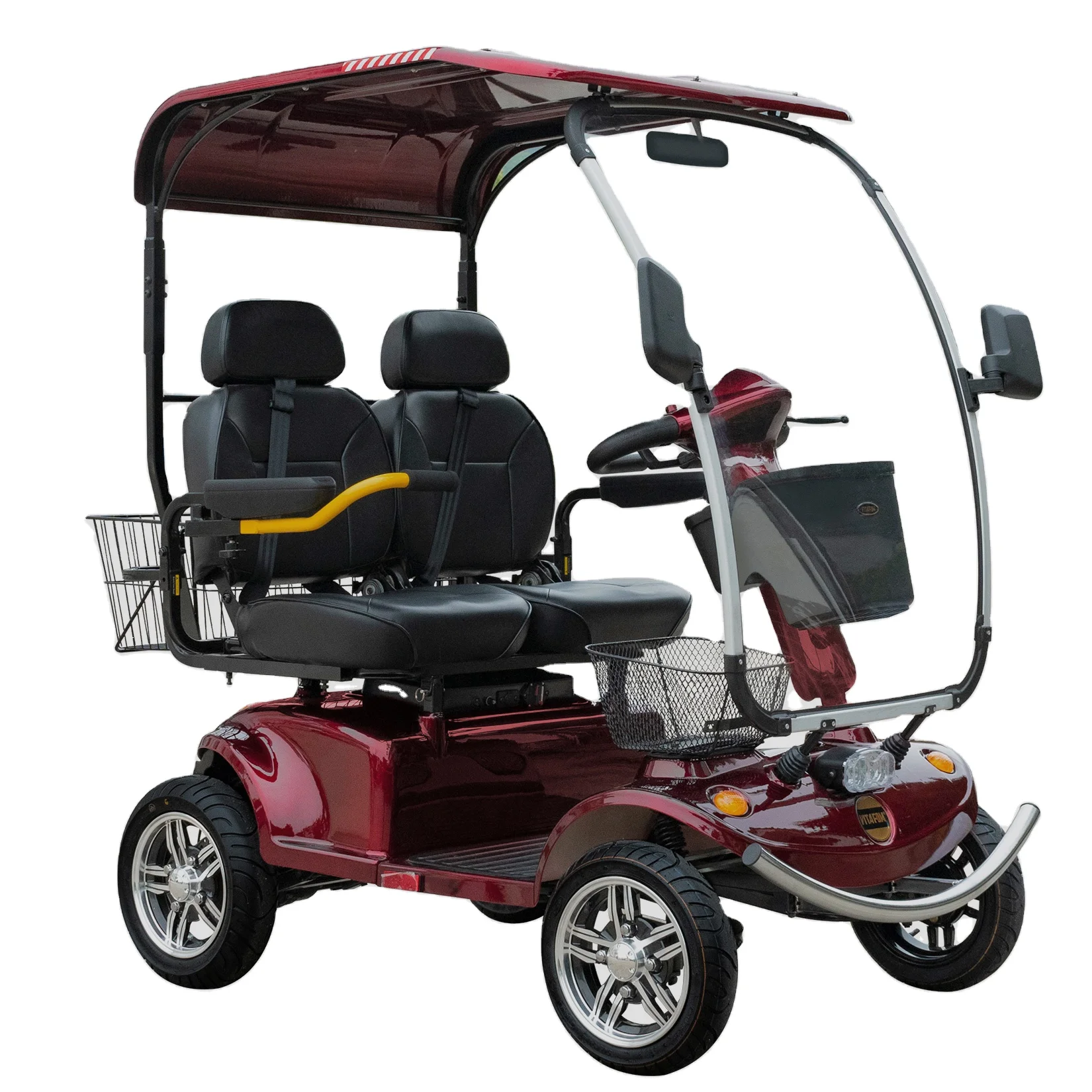 2 Seater Golf Mobility Scooter with Golf Bag holder