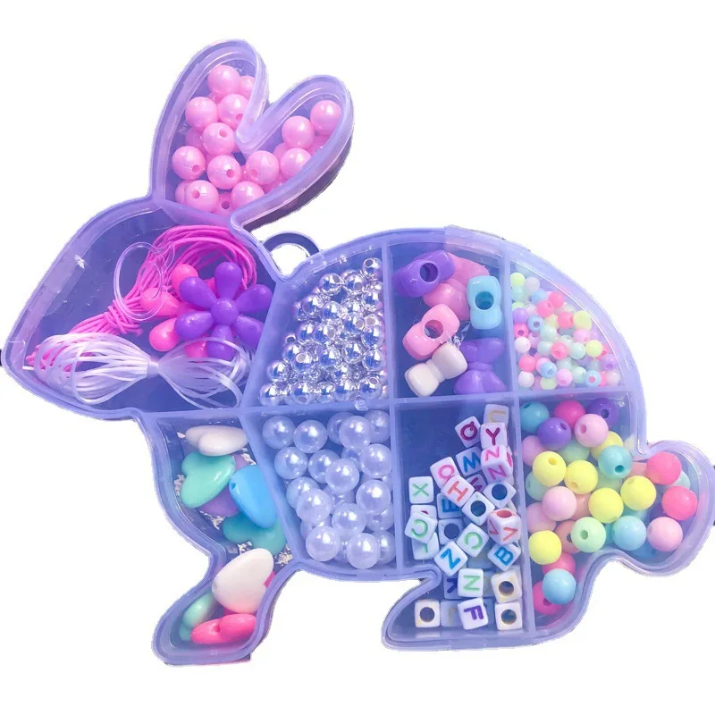 Custom DIY brain game educational toys European and American DIY girls handmade necklace pandora bead bracelet