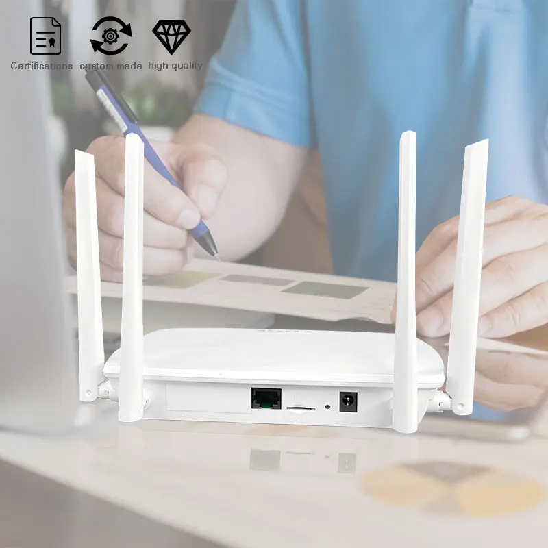 Outdoor Wireless CPE 4G Wifi Router 4g LTE SIM Card cpe Modem Hotspot 10/100m for cctv camera and mobile pocket wifi cpe