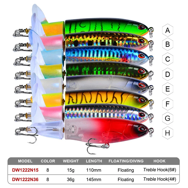 Custom Kit Oem Hook Sea Feile Metal Head Soft Bass Saltwater Wobbler Fishing Saltwater Hard Set Bait Minnow Lure Propeller Lures