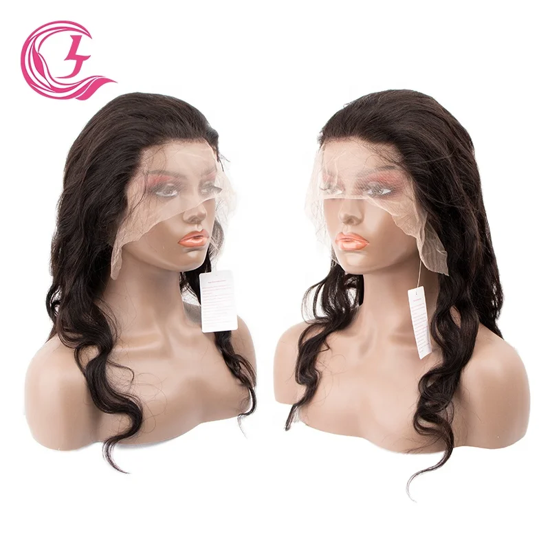 Clj Unprocessed Cheveux Transparent Lace Frontal Wigs Brazilian Natural 13X4 Body Wave Sri Lanka Human Hair Wig For Black Women
