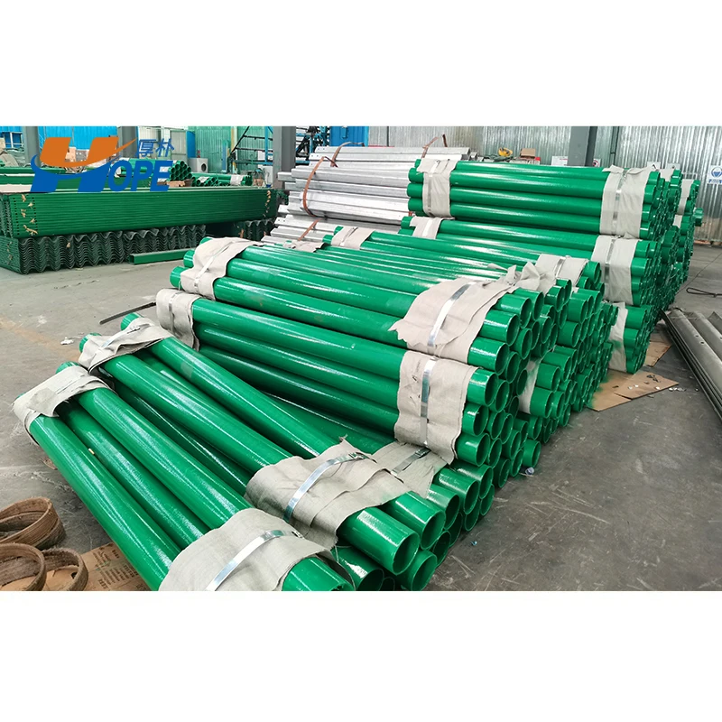 Highway Guardrail Customized Size Color Hot Dipped Galvanized Steel Guardrail