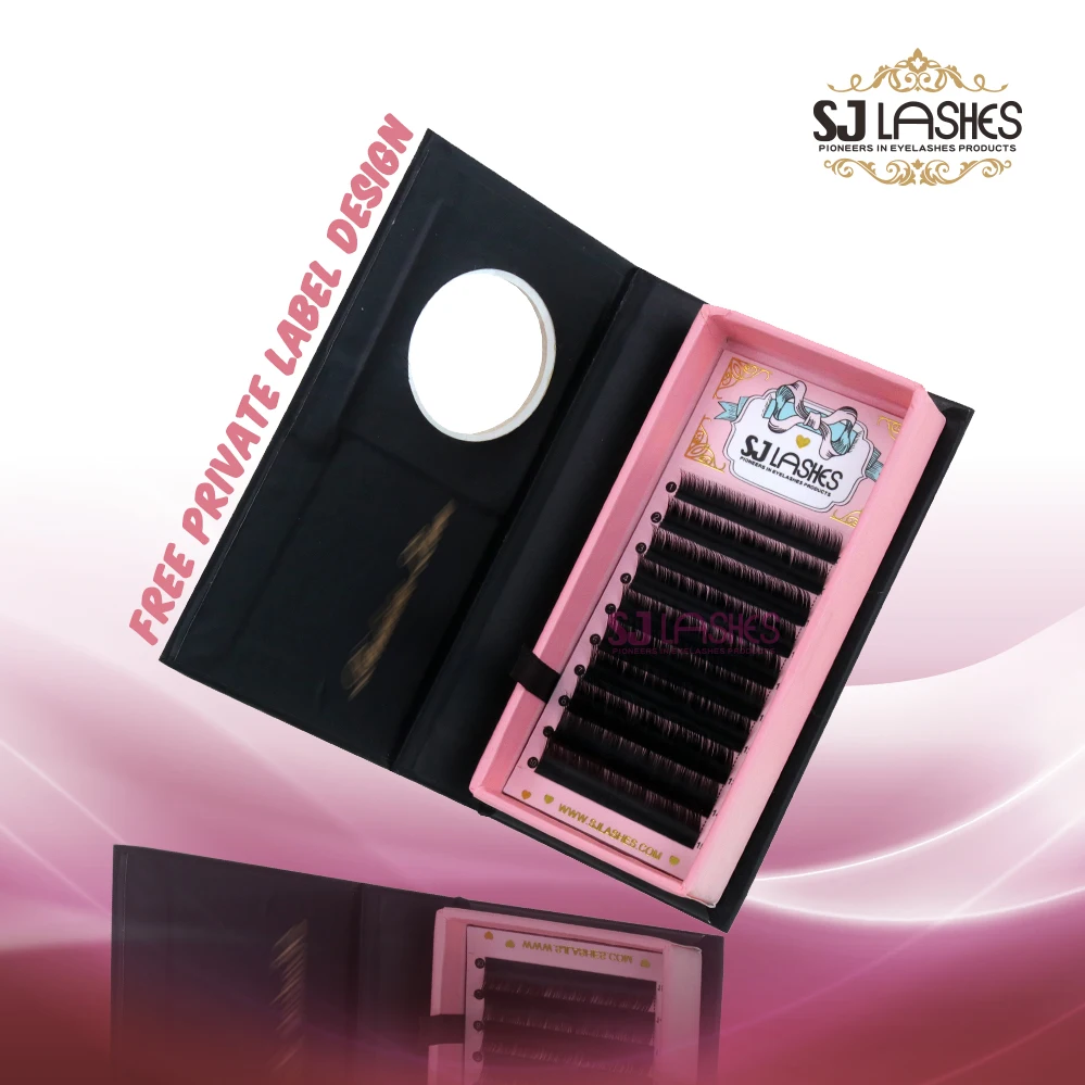 High Quality Korean PBT Fiber Mega Volume Lashes Individual Eyelash Extensions C D Curl Thickness 0.03 0.05mm1