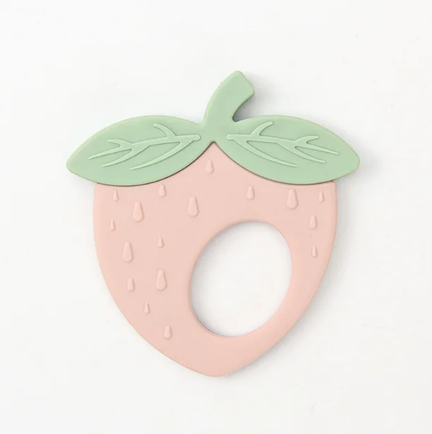 Baby teether food grade silicone can chew baby teething gum toy anti-eating hand baby special grinding stick