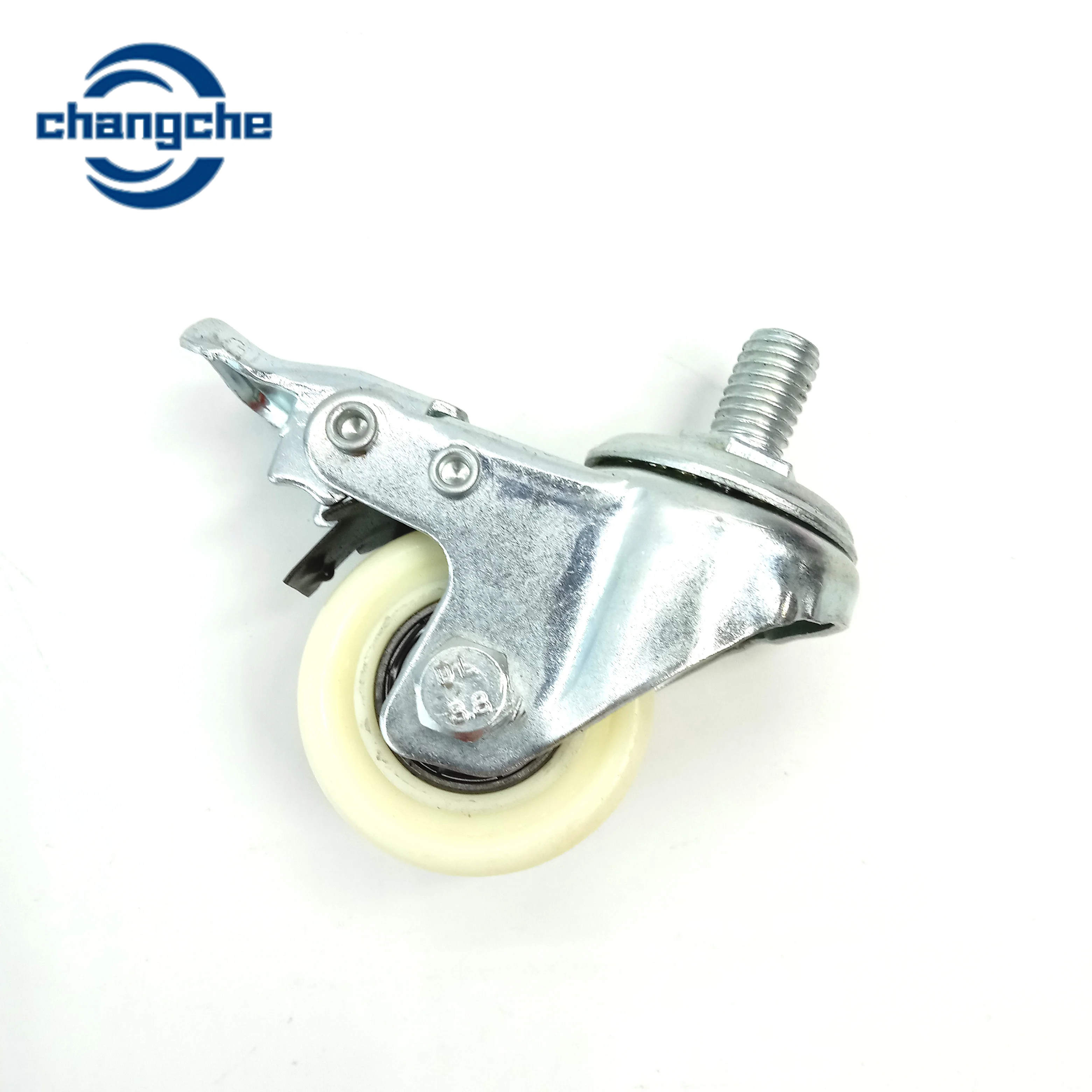 6 Inch Rubber Platform Swivel Wheel/European Style Aluminum Core Rubber Wheel/Precision Ball Bearing Rubber Casters And Wheels