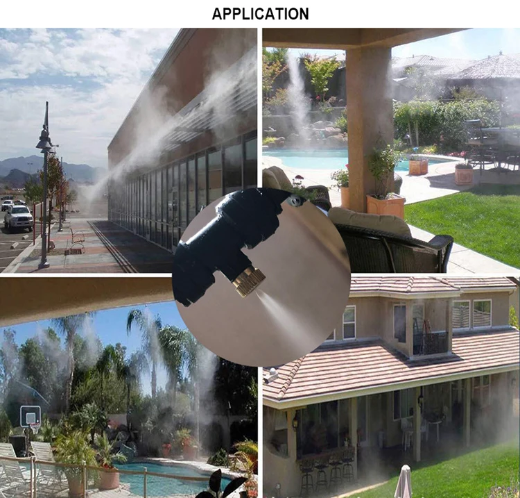 ULV Fogging Solution Outdoor Electric Water Pump Misting Systems for Disinfection