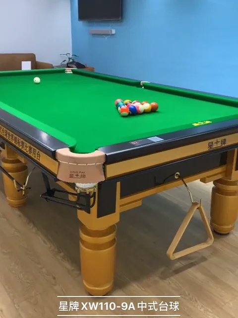 Chinese xingpai billiards table supplier tournament CBSA 9t pool table