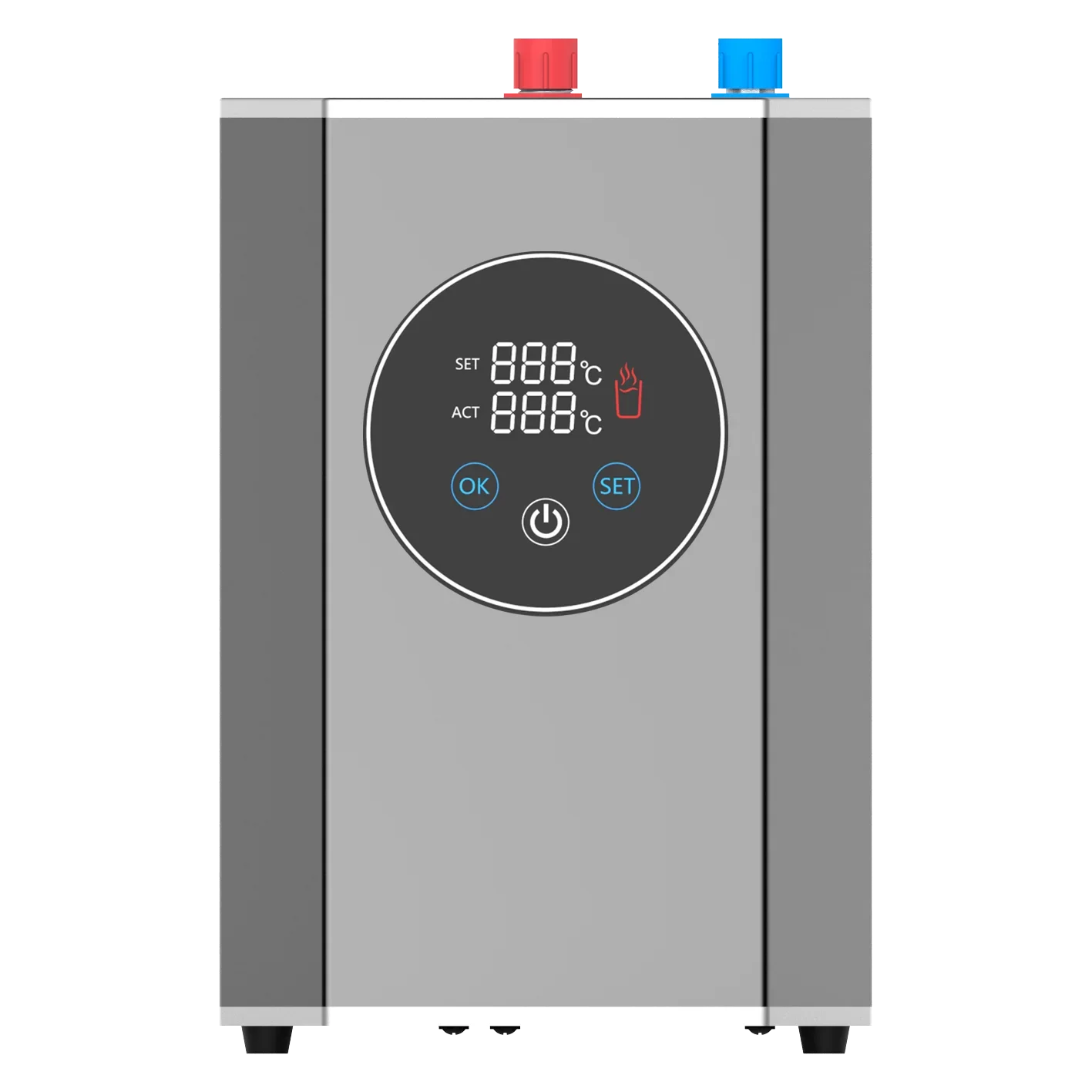 Hexagonal electronic temperature-adjustable smart water heater instant water boiler