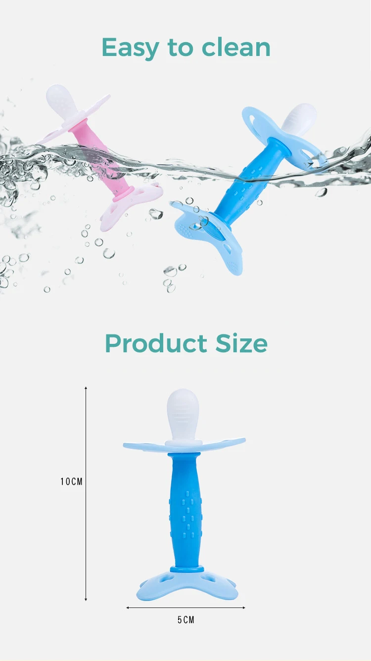 Diy wholesale Food Grade silicone teether Baby Sensory Teething Teether Toys Silicone baby toys silicone toys