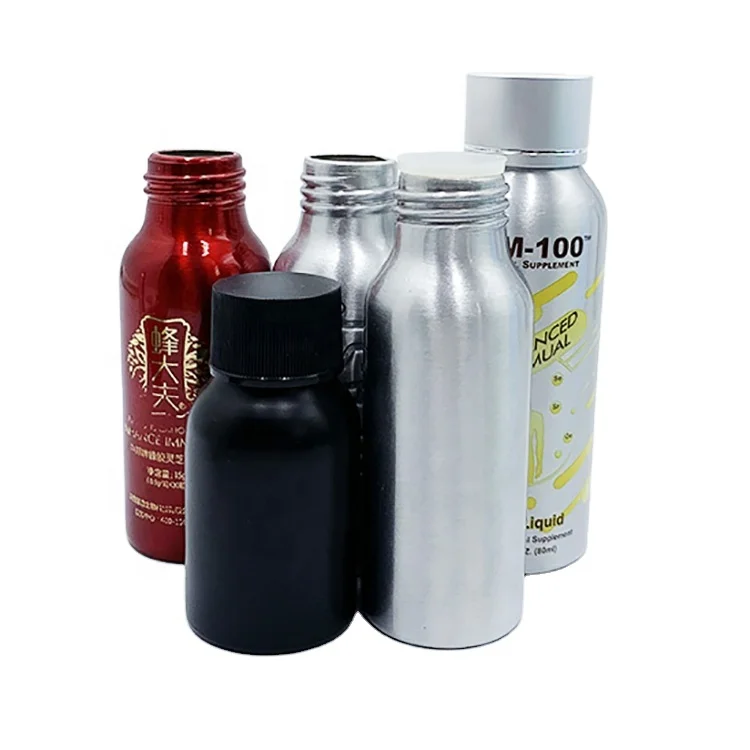 Customized Aluminum small fruit juice aluminum energy drinking beer soda honey beverage bottle all capacity