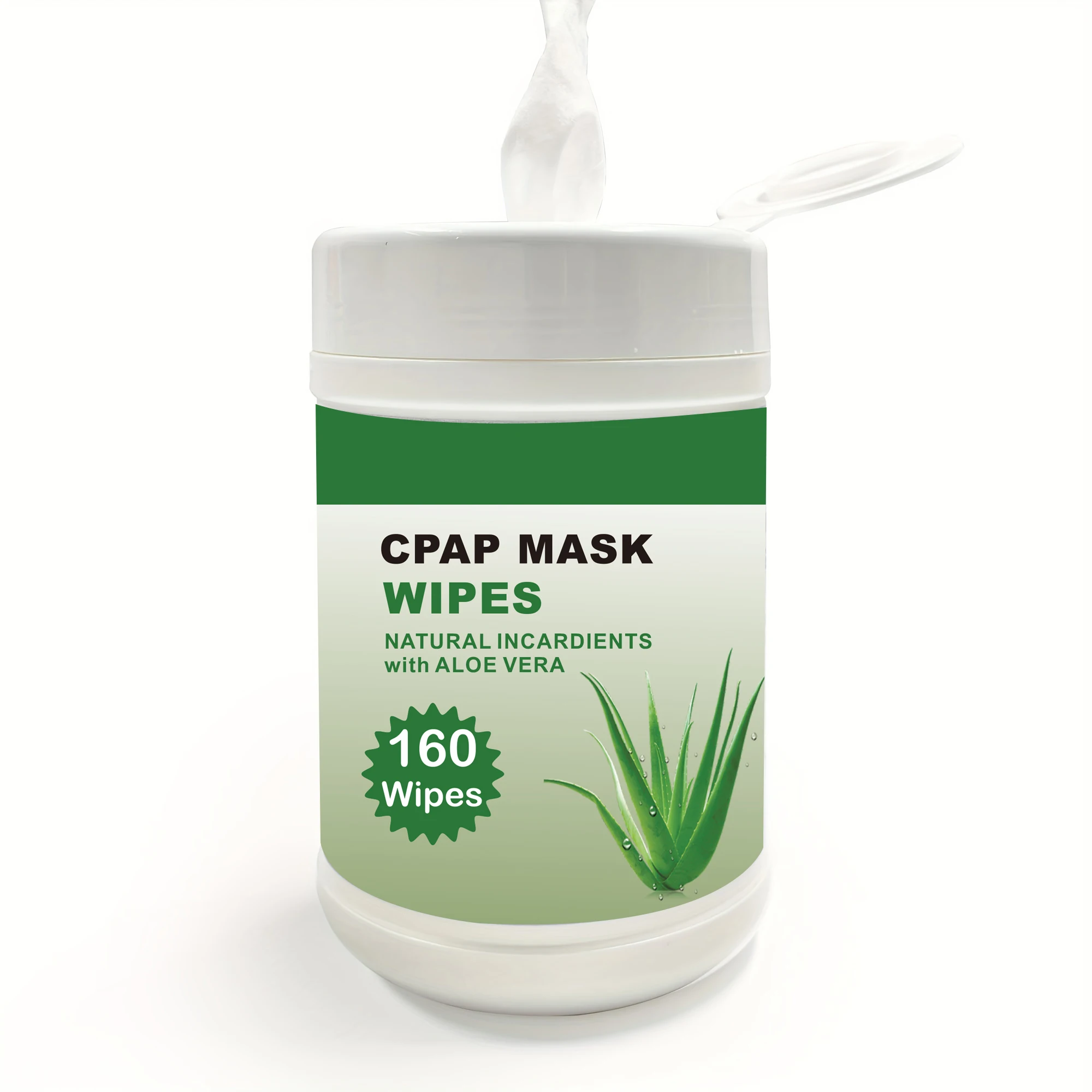 Лидер продаж 12 бочек 160 упаковки салфетки CPAP безалкогольные чистящие средства для маски устройства тюбики