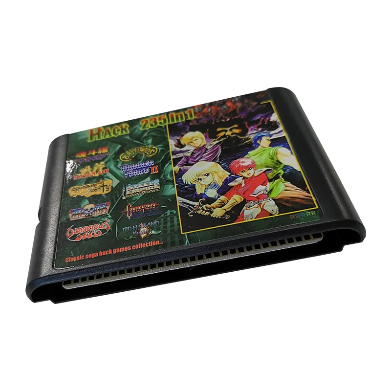 Новый картридж Sega Genesis Mega Drive 235 в 1 для взлома