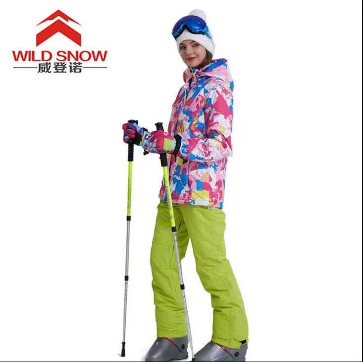 
China factory Custom 3M thinsulate women ski jacket for outdoors 