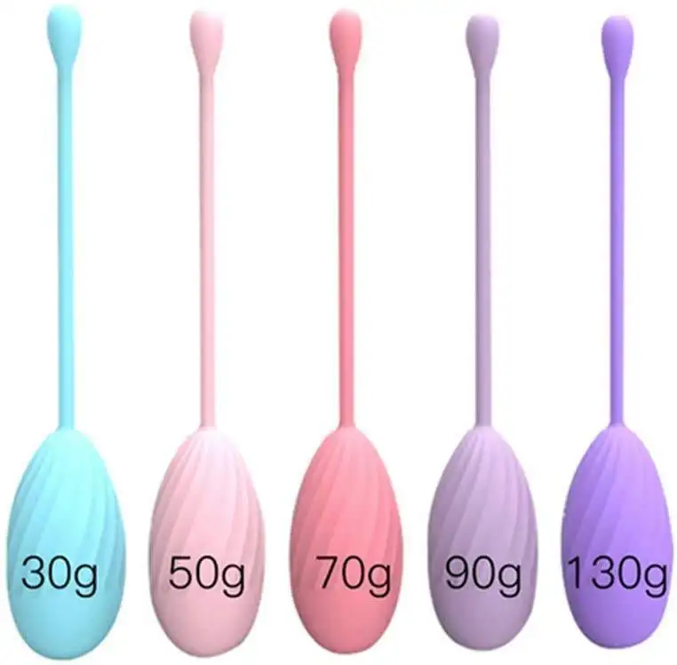 Silicone Egg Shape Weight Ball Kegel Exercises Ball For Women Vagina Control Training