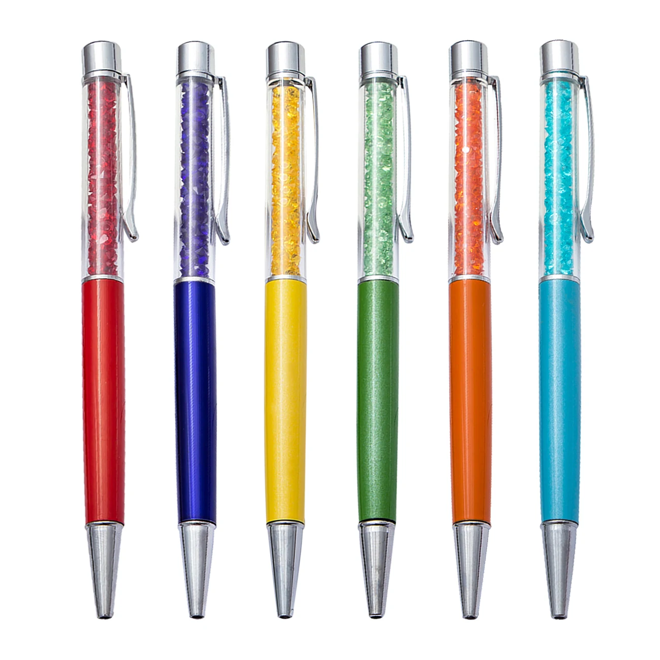 Заводская высококачественная металлическая шариковая ручка, ручка со стразами, ручка со стразами