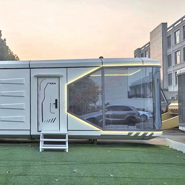 Mobile house Party Tent Outdoor Bar prefab Office container house Moving Head Space Capsule House