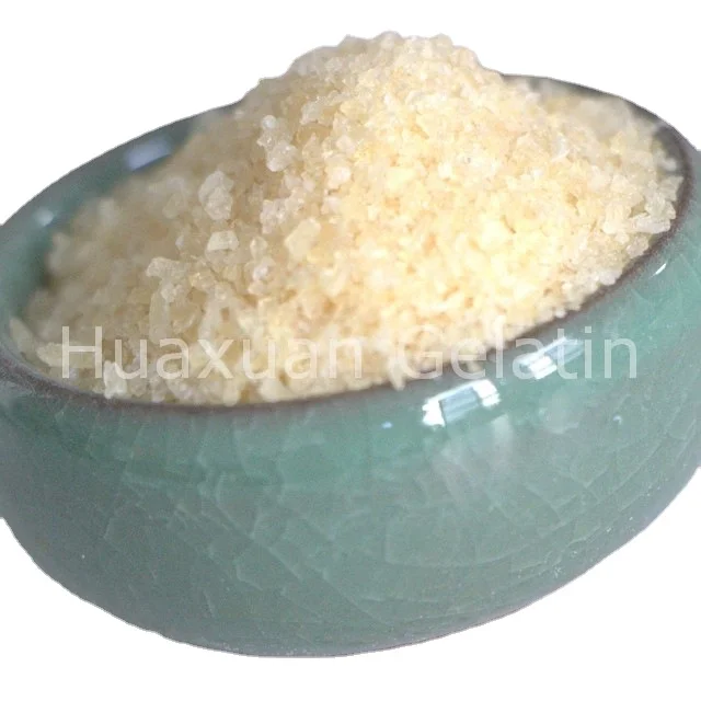 160 - 220 bloom Halal food grade bovine gelatin edible fish gelatine macchia gelatine