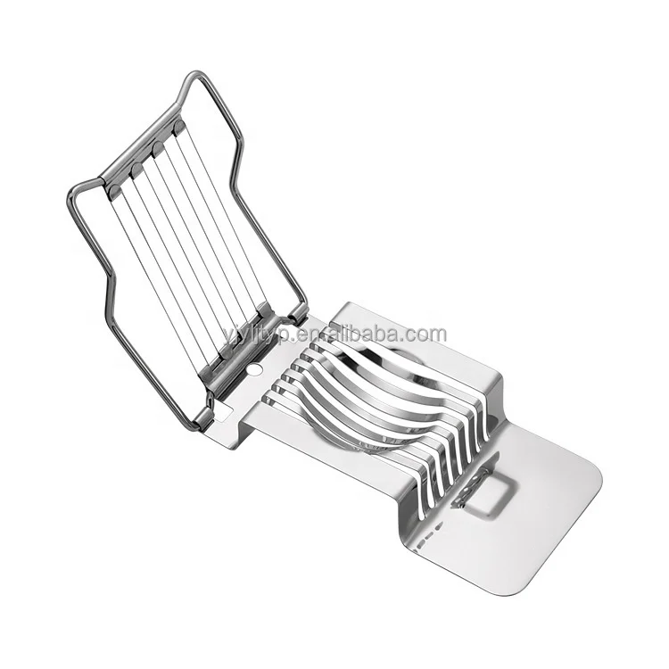 Kitchen Gadgets 2024 Stainless Steel Boiled Egg Vegetable Cheese Trendy Slicer Cutter Chopper Egg Slicer