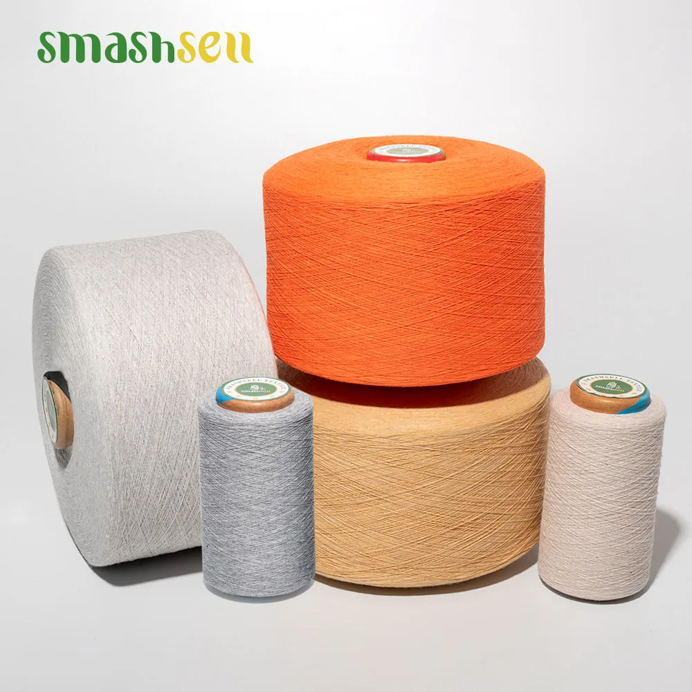 Ne24/1 оптовая продажа, швейная нить, полиэфирная пряжа, футболка, Dty носки, поставщики хлопчатобумажной пряжи