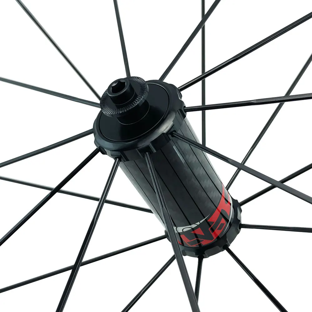 High Quality Carbon Wheel Hubs 40MM Road Cycling Competition Alloy Wheels V Brake 700c Road Bike Bicycle Wheelset