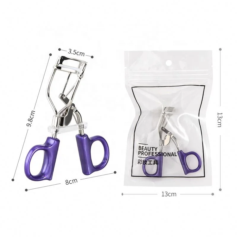 1PC Purple Frosted Handle Eyelashes Clip Curl Eye Lash Cosmetic Beauty Makeup Fake Eyelash Curler Curling Tweezers Tools