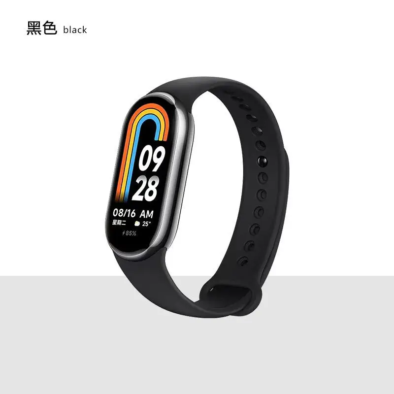 Newest Smart Strap for Xiaomi Mi Band 8 Sport Silicone Bracelet Colorful Watch Bands for Xiaomi 8 Band