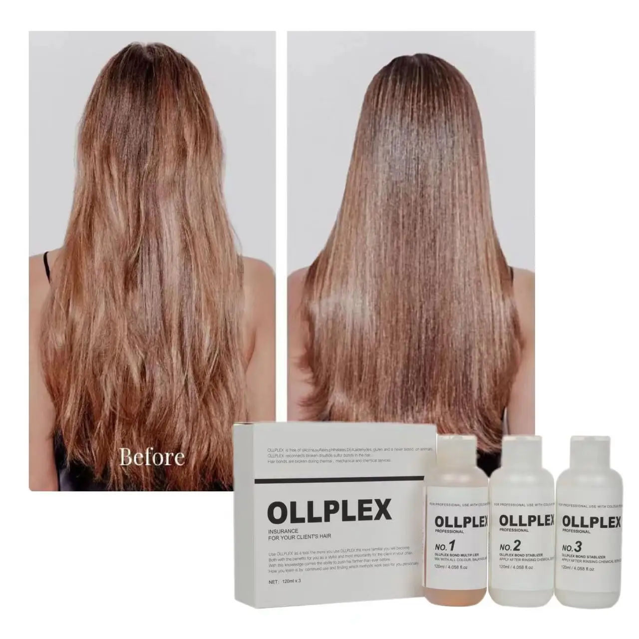 Professional Protect Reconstructor ollplex Nourish Fluffy Refreshing Deep Repairing Hair Bond N1 N2 Silky Hair Treatment