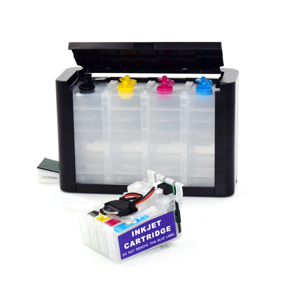 South America T197 T196 Ciss System With ARC Chip For Epson XP-201 XP-211 XP-204 XP-401 XP-411 XP-214 XP-101 WF-2532 Printers