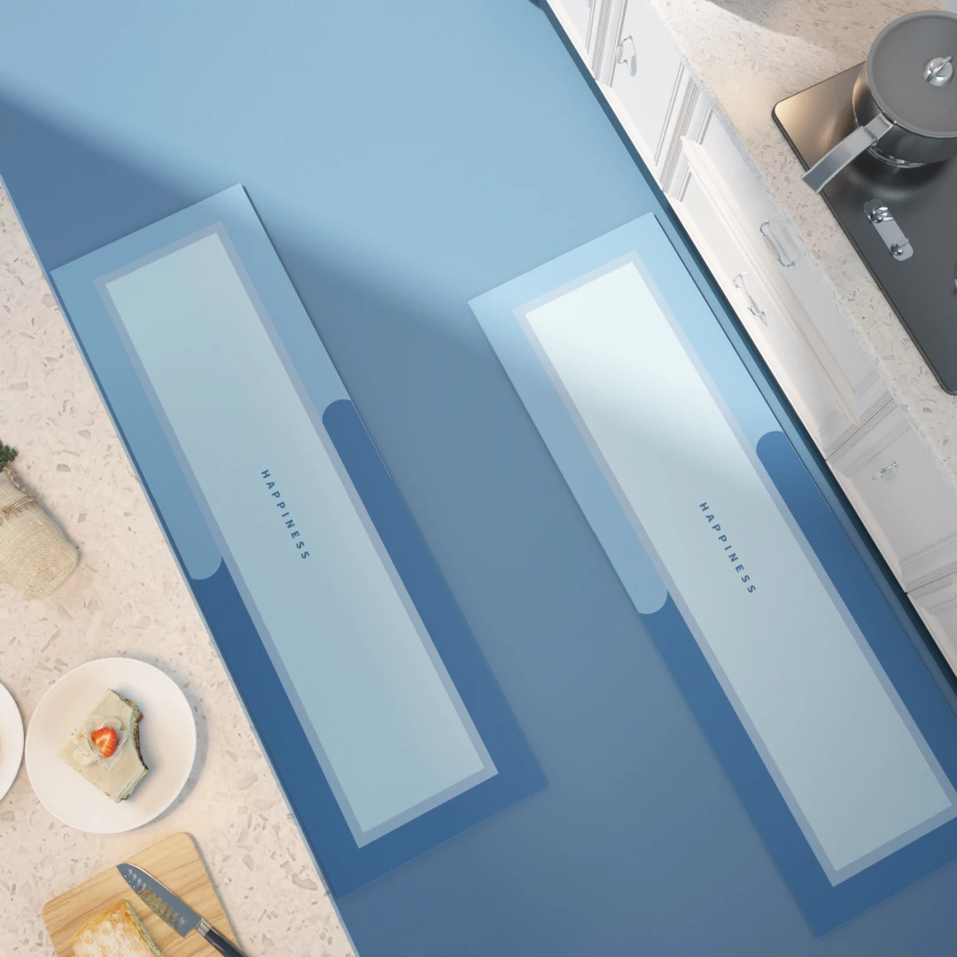 SHENGDE Anti Fatigue Floor Waterproof Foot Rubber Kitchen Stone Drying Floor Mat Non Slip Diatom Mud Kitchen Mat