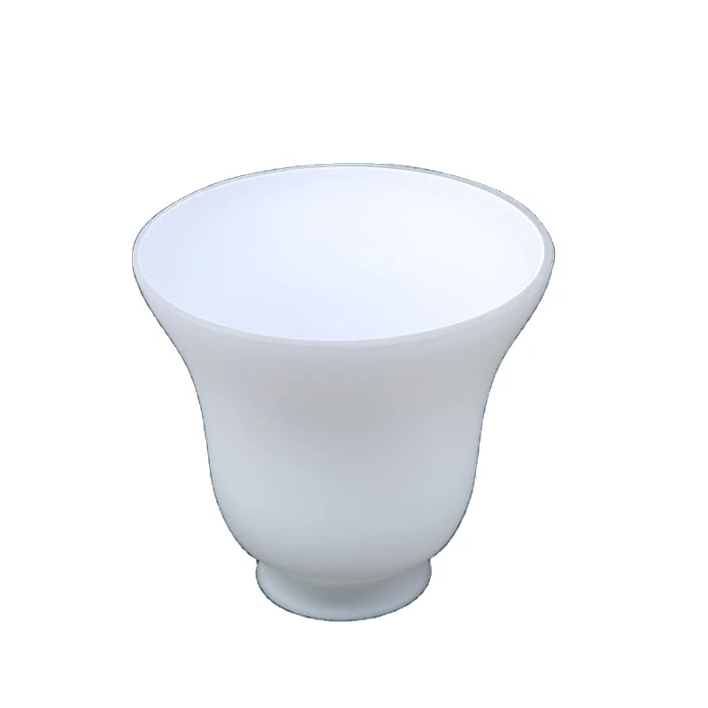 Ceiling Fan Light Cover Light Fixture Glass Lampshade Replacement Frosted Alabaster Bell Shape Light Shade