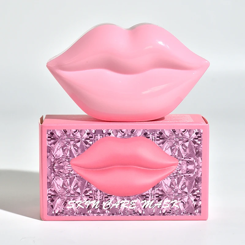 OEM Supplier Exfoliating Moisturizing Herbal Vegan Extract Strawberry Deeply Nourishes Moisturizes Improves Collagen Lip Mask