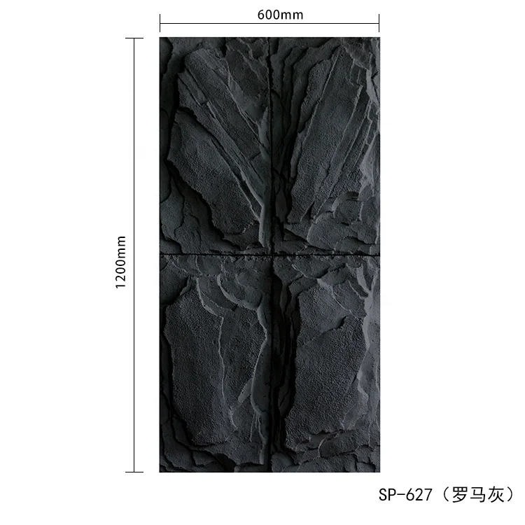PU Faux Artificial Stone Panel Wall Outdoor Indoor Decorative PU Stone Wall Panel For Wall Decor