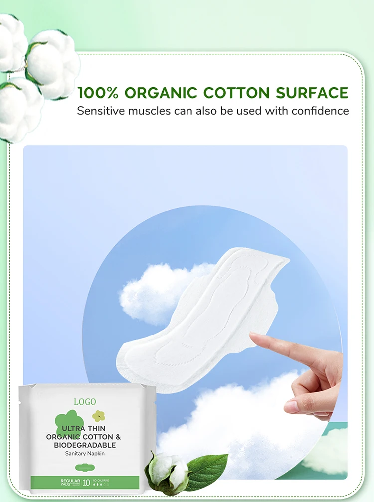 Premium Grade Eco Friendly Breathable Bio Organic Cotton Panty Liners Suppliers