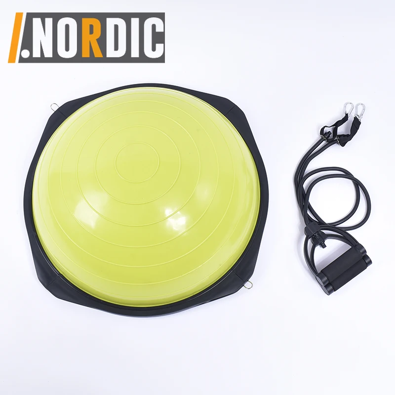 Balance Trainer Dome Shape Half-Exercise Ball with Non-Skid Base Pro (65cm) or Sport (50cm) with Maze Funny Game Function