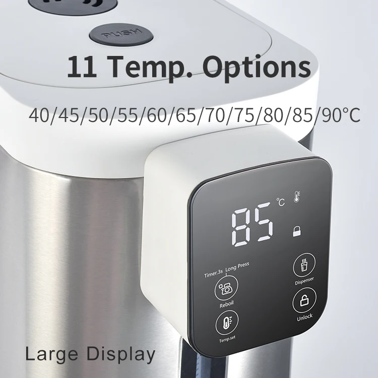 5L Smart Portable Hot Server Desktop Water Warmer Heater Treatment Home Appliances Kettle Dispenser Thermopot Thermos Pump Pot