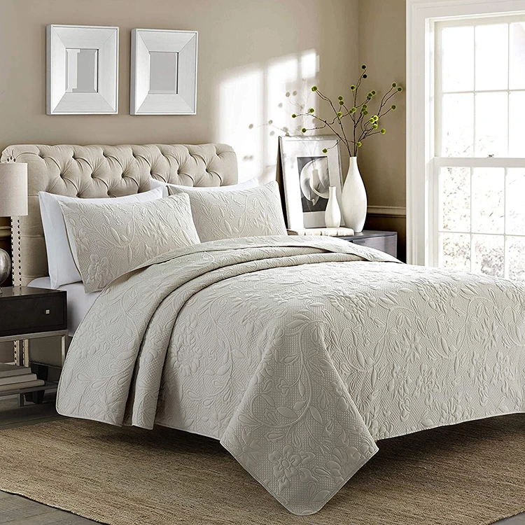 
chinese luxury bedspreads bedding set quilt bed spread with pillow case 