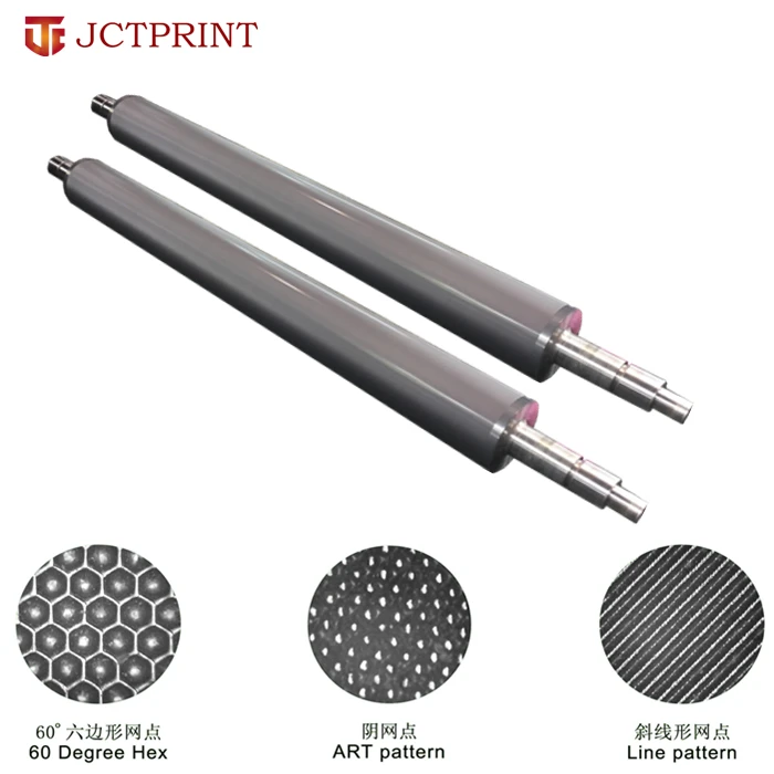 Ceramic Anilox Roller cylinder for offset printing machine UV Varnishing