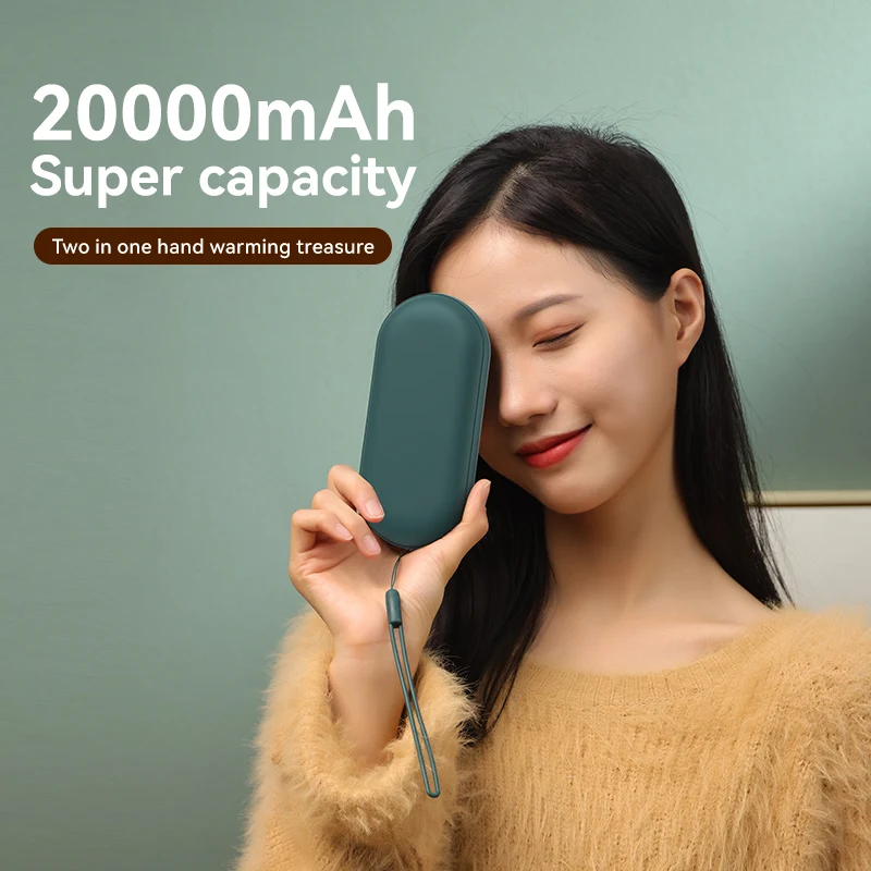 2022 innovation gift hot sale Hand Warmer Heating Mobile Power USB Rechargeable Handheld Warmer Pocket Electric Heater Warmer