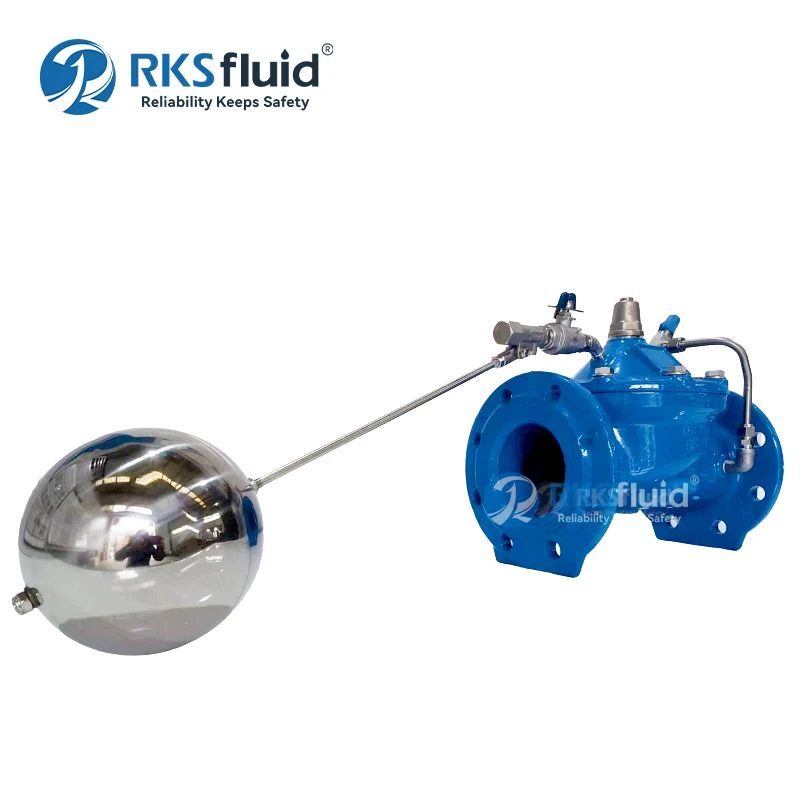 High Quality Ductile Iron 100X Flange End Float Control Valve PN16 for Water Tank