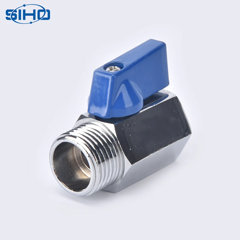 FM Mini Ball Valve Factory Direct Brass China Standard Yellow Brass Color Safety Manual Medium Temperature General Rubber OEM