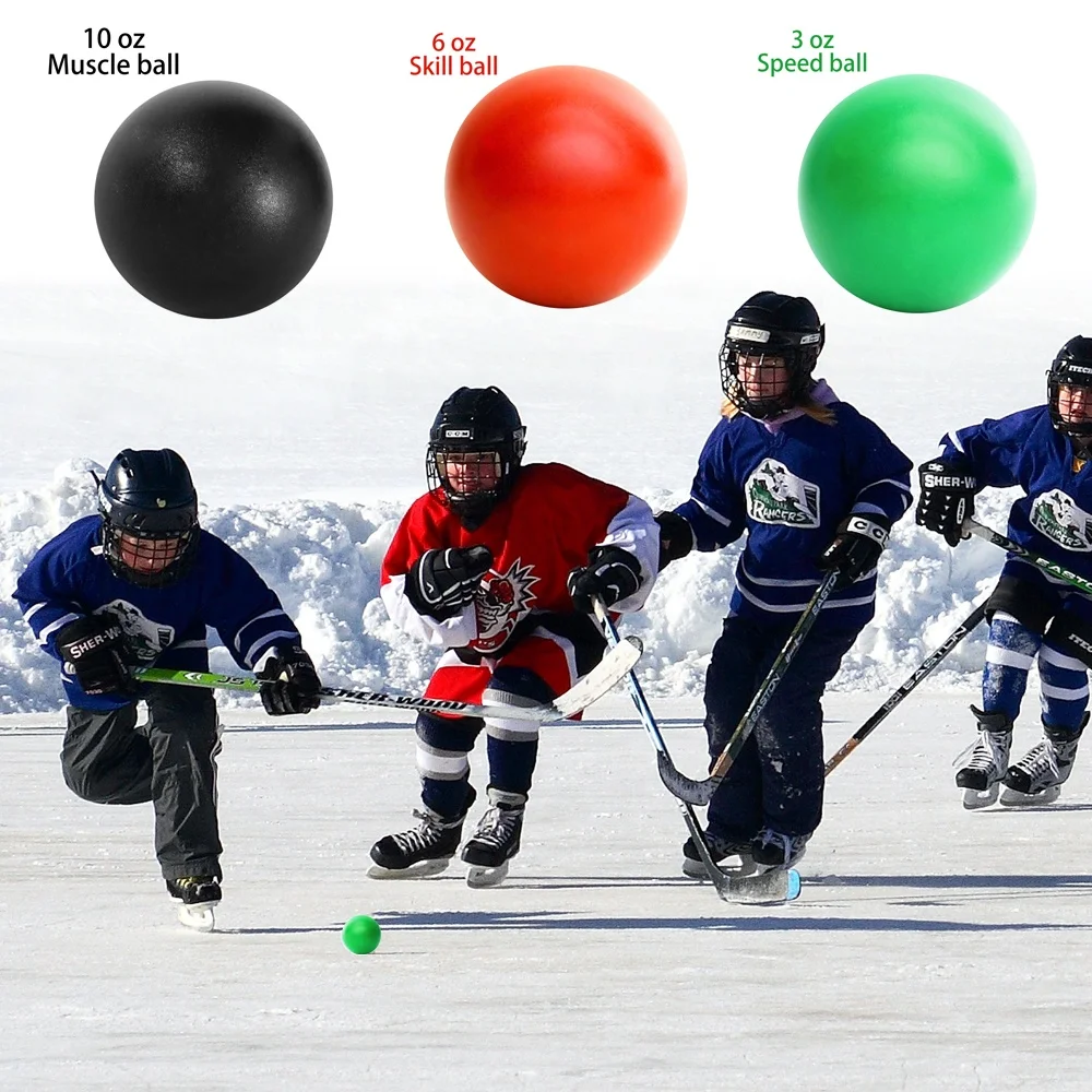 10 унций, 6 унций, 3 унции, умный хоккейный шарик