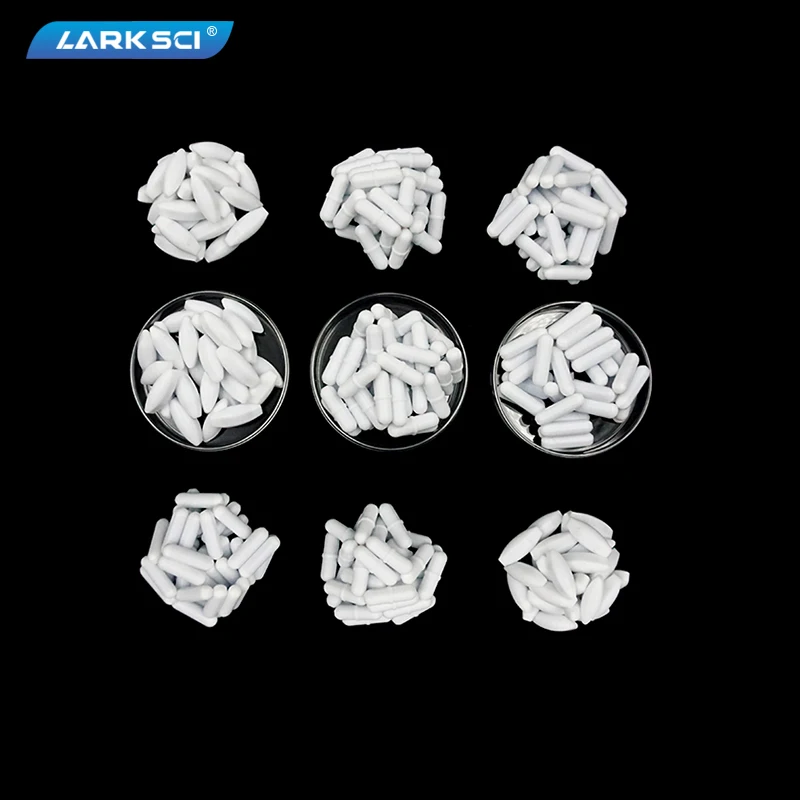 Larksci Laboratory Use Tapered PTFE Magnetic Stirrer Stir Bar Magnet