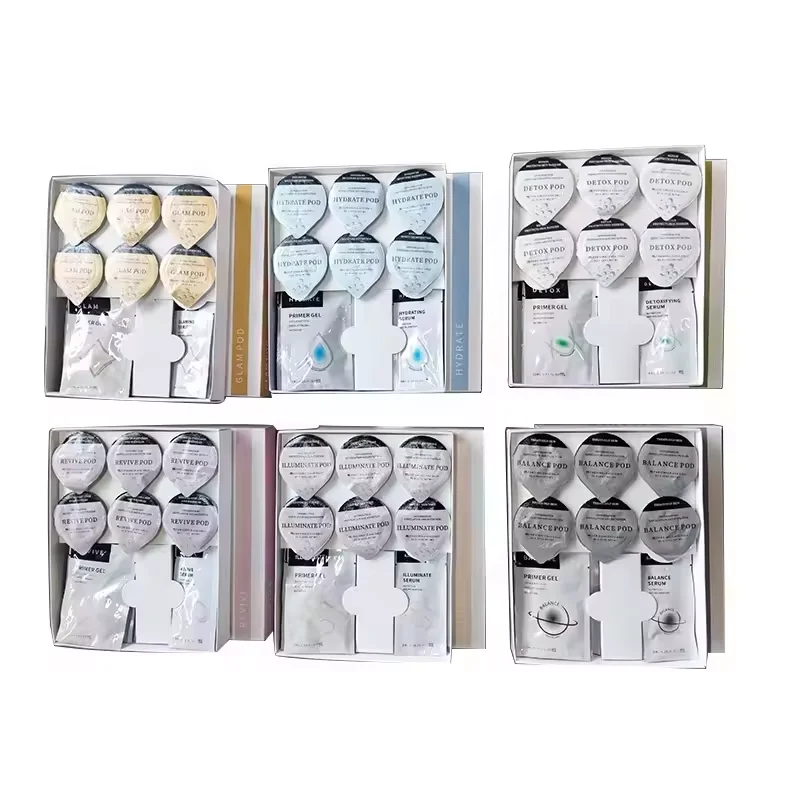 Newest 7 Types Oxygen Facial Machine Pods Kit Oxygen Pods Capsule Co2 Bubble Oxygenation Pods Skin Care