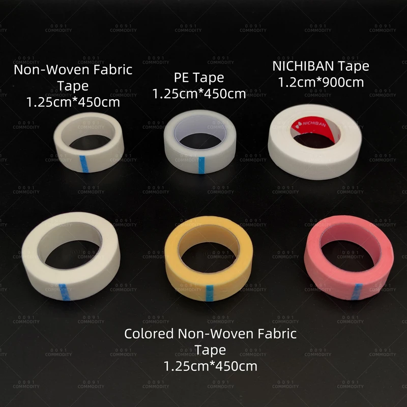 Professional Disposable Pink Breathable Adhesive Sticky Under Makeup Silicone Gel Extension Eyelash Tape Skin Lash Sensitive Eye