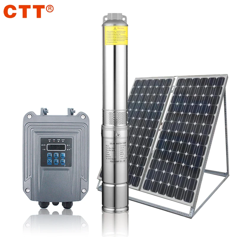 72v dc solar powered submersible water pump 15000 liters per hour for agriculture