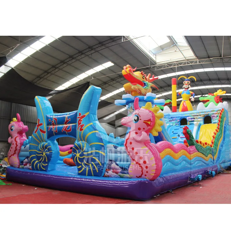 Amusement Monkey King Chameleon Themed Park Bounce House Inflatable Bouncy Castle Slides Trampoline For Children And Adults