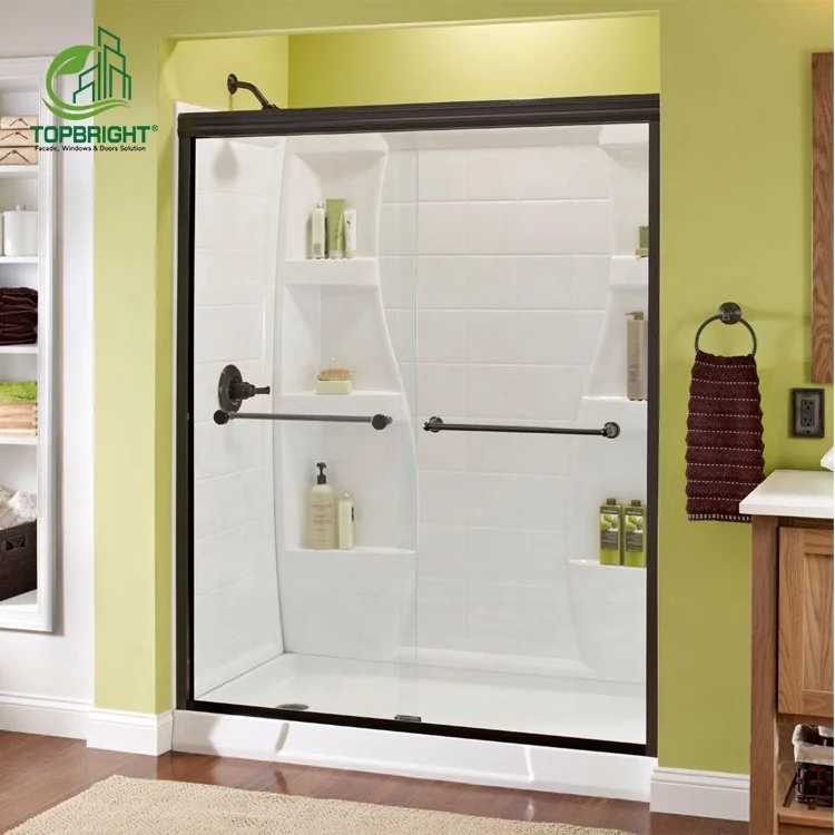 Topbright hinge shower door bathroom enclosure glass shower doors for hotel