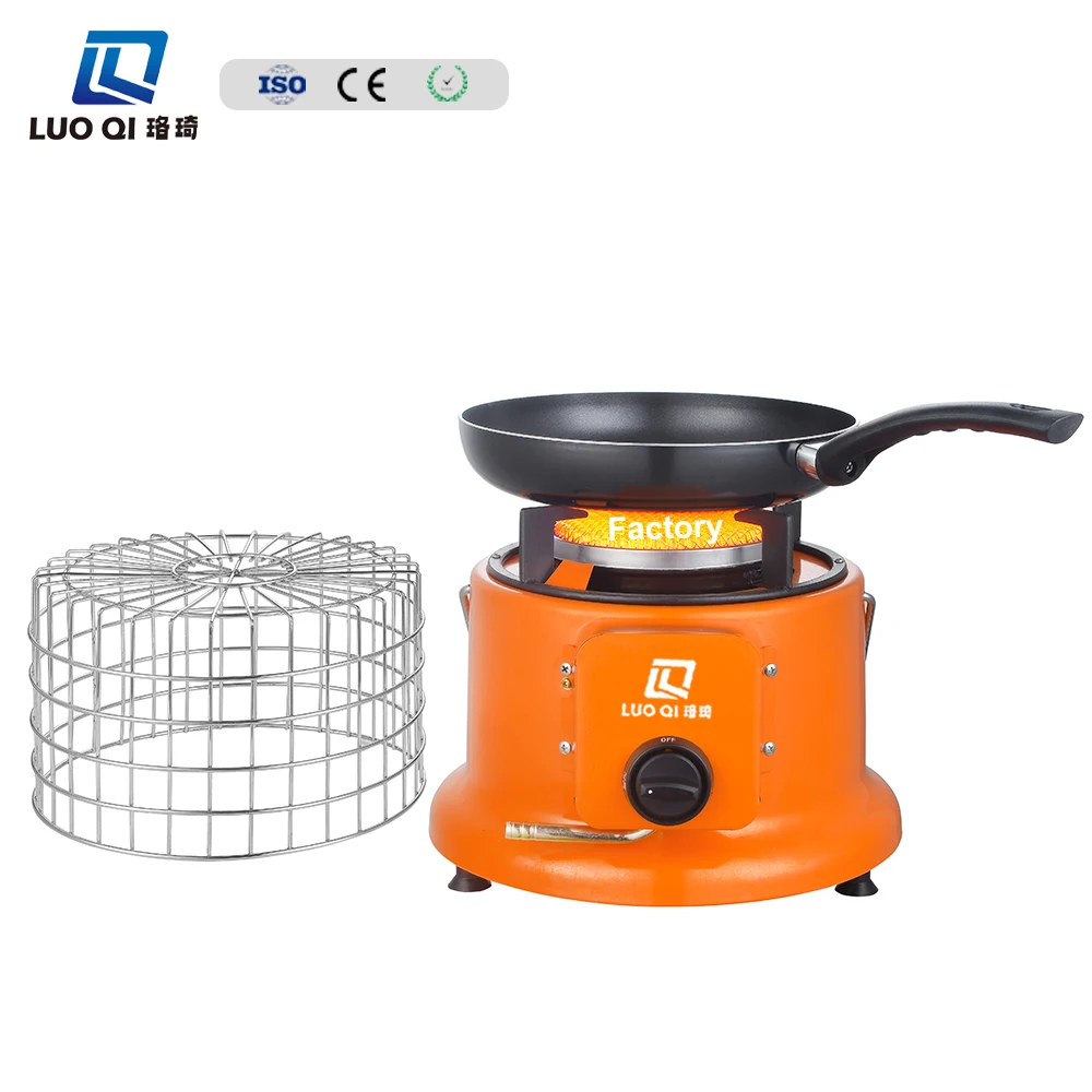 New style outdoor gas heater camping fast heating thick protective net small hiking stove gas heater portable