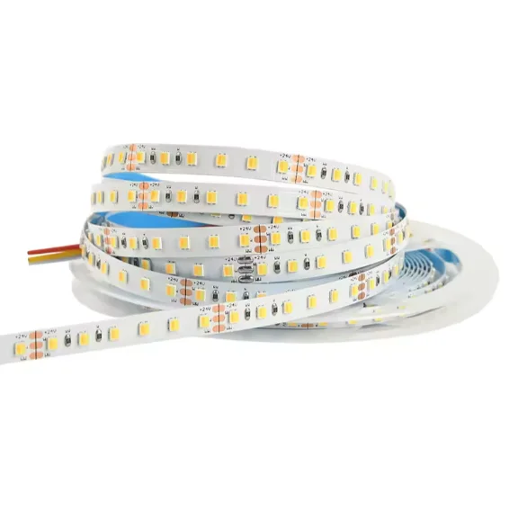 2835 Светодиодная лента высокой яркости, не Водонепроницаемая IP20, 120led/m, холодный белый уличный светодиодный светильник