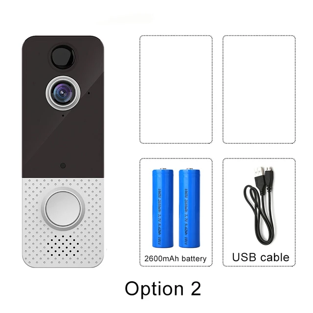 New T8 Smart Doorbell Camera IP 1080P Door Bell For Apartments IR Alarm Wireless Security Intercom WIFI Video Doorbell